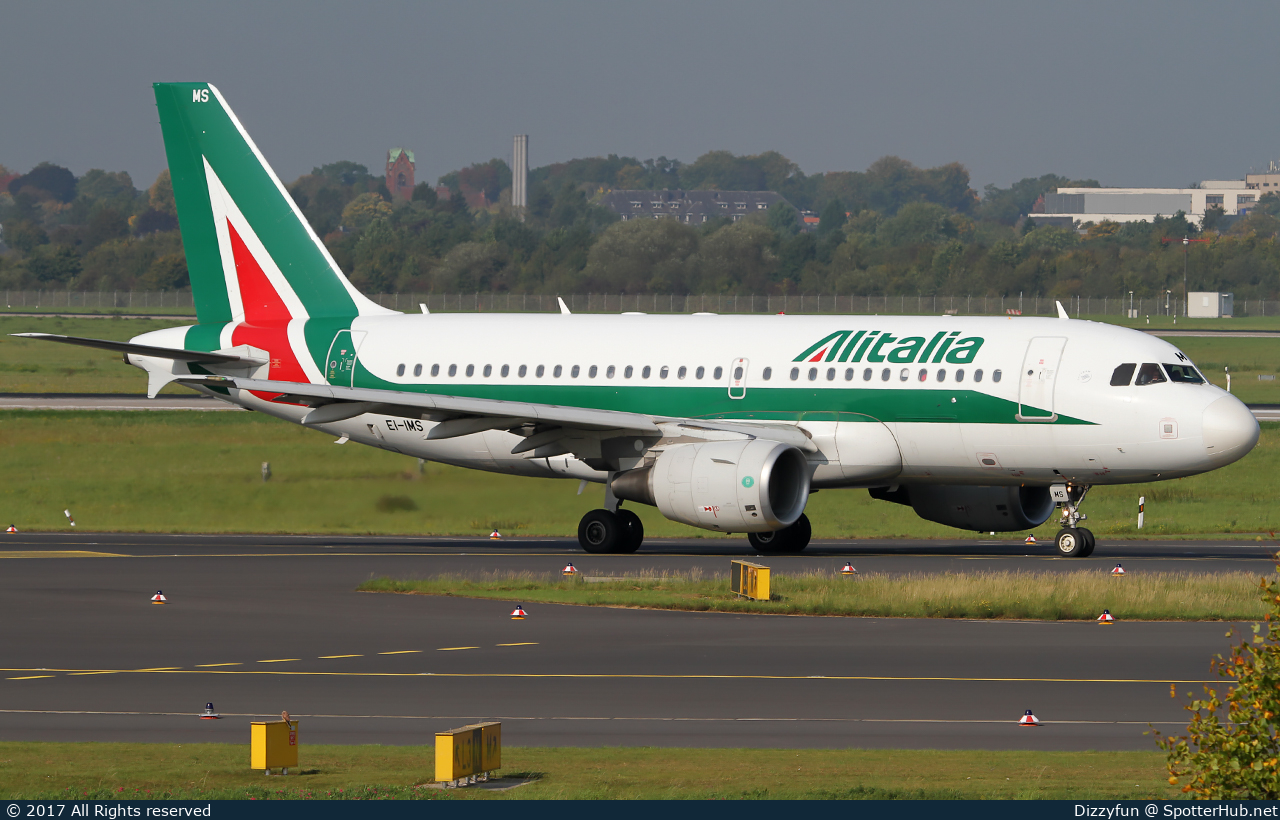 Photo of EI-IMS - Airbus A319-111 operated by Alitalia