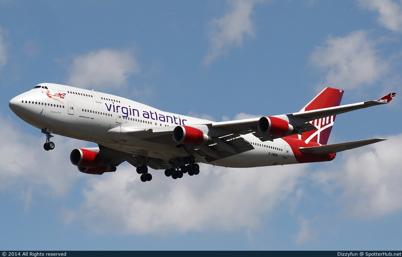 Photo of G-VWOW - Boeing 747-41R operated by Virgin Atlantic Airways