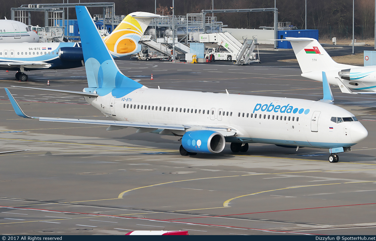 Photo of VQ-BTH - Boeing 737-8LJ operated by Pobeda