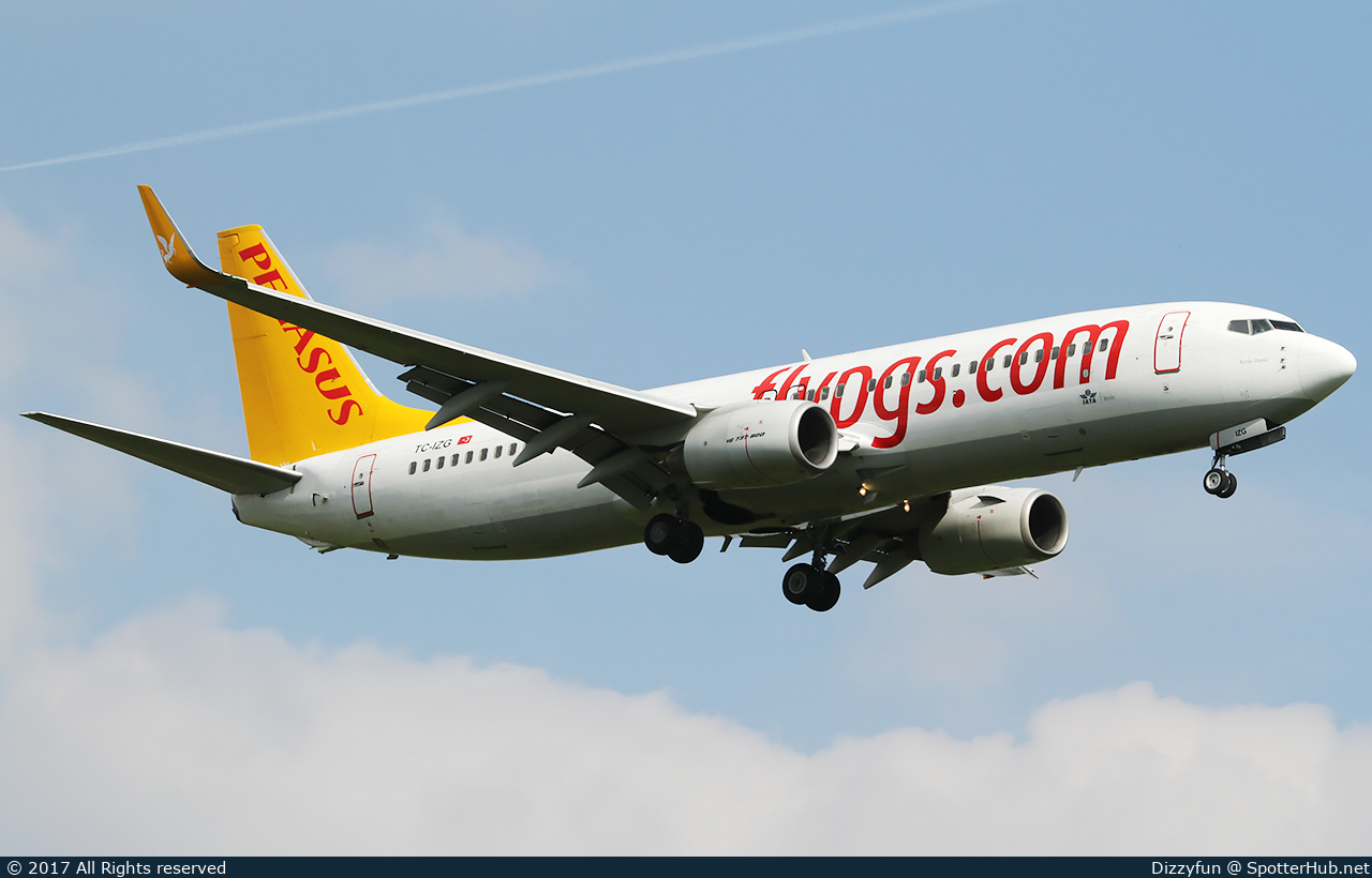 Photo of TC-IZG - Boeing 737-8AS operated by Pegasus Airlines