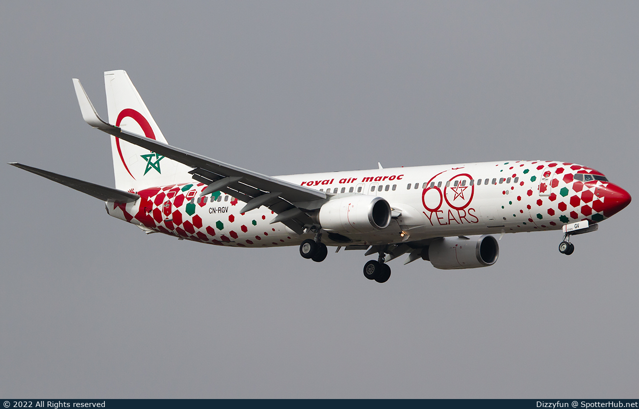 Photo of CN-RGV - Boeing 737-85P operated by Royal Air Maroc