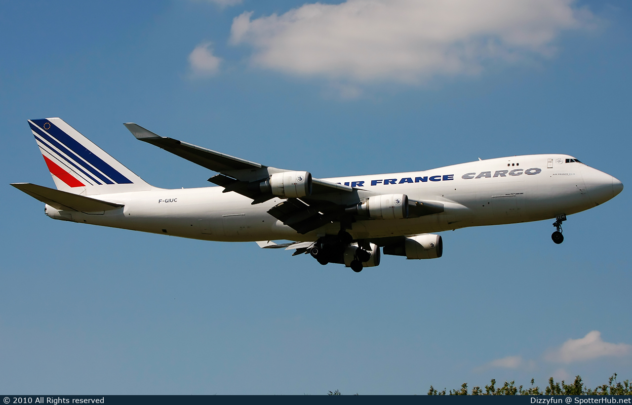 Photo of F-GIUC - Boeing 747-428F(ER) operated by Air France Cargo