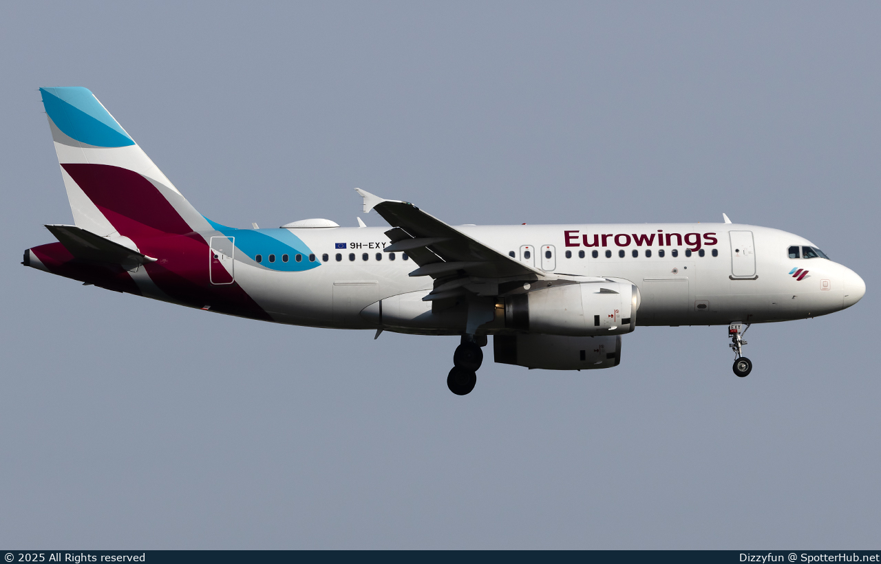 Photo of 9H-EXY - Airbus A319-132 operated by Eurowings Europe Malta