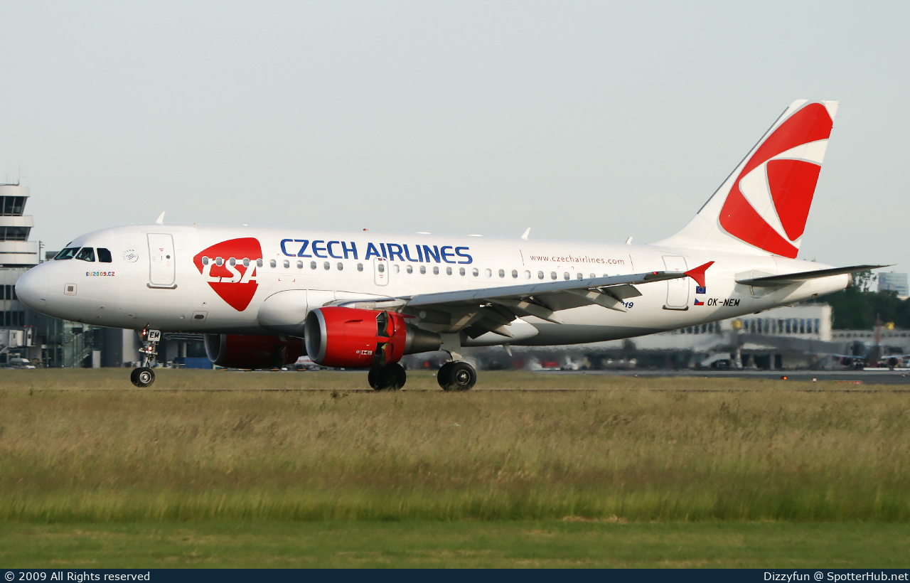 Photo of OK-NEM - Airbus A319-112 operated by CSA Czech Airlines