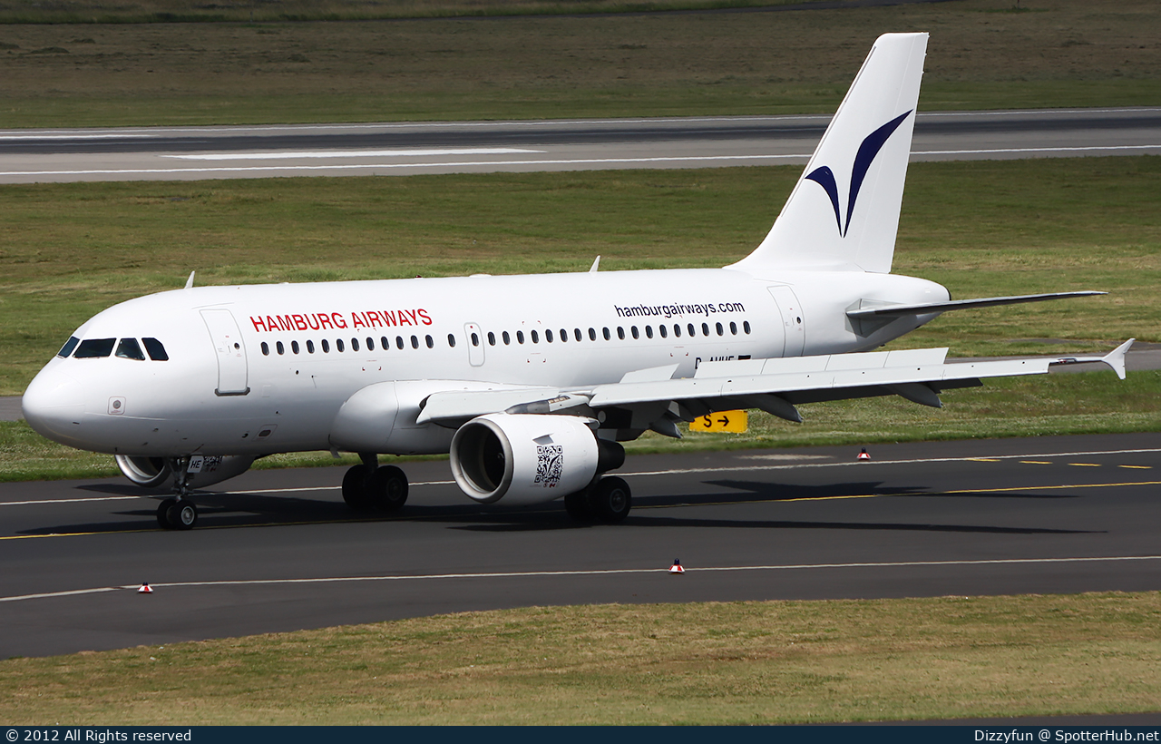 Photo of D-AHHE - Airbus A319-112 operated by Hamburg Airways
