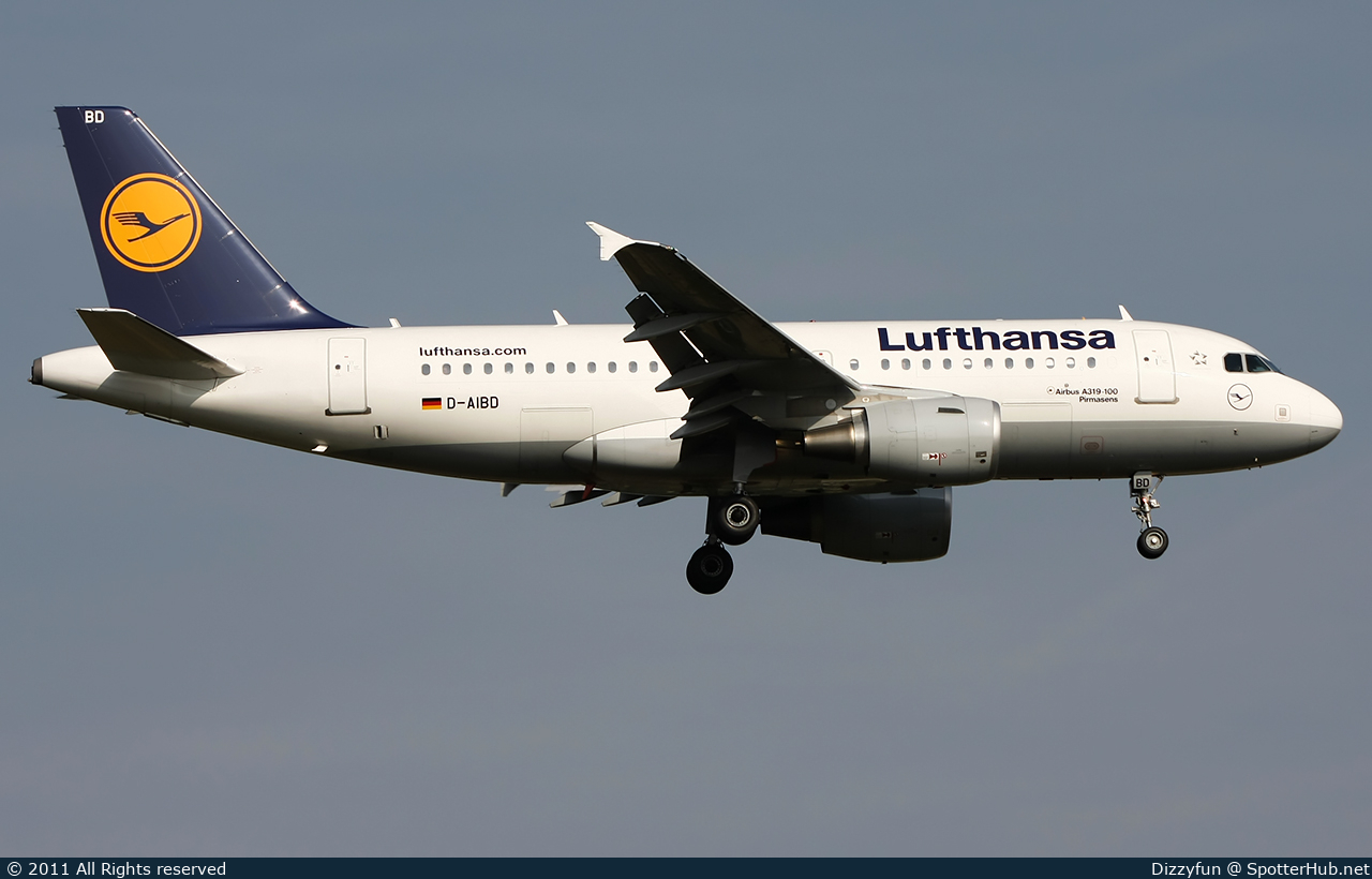 Photo of D-AIBD - Airbus A319-112 operated by Lufthansa