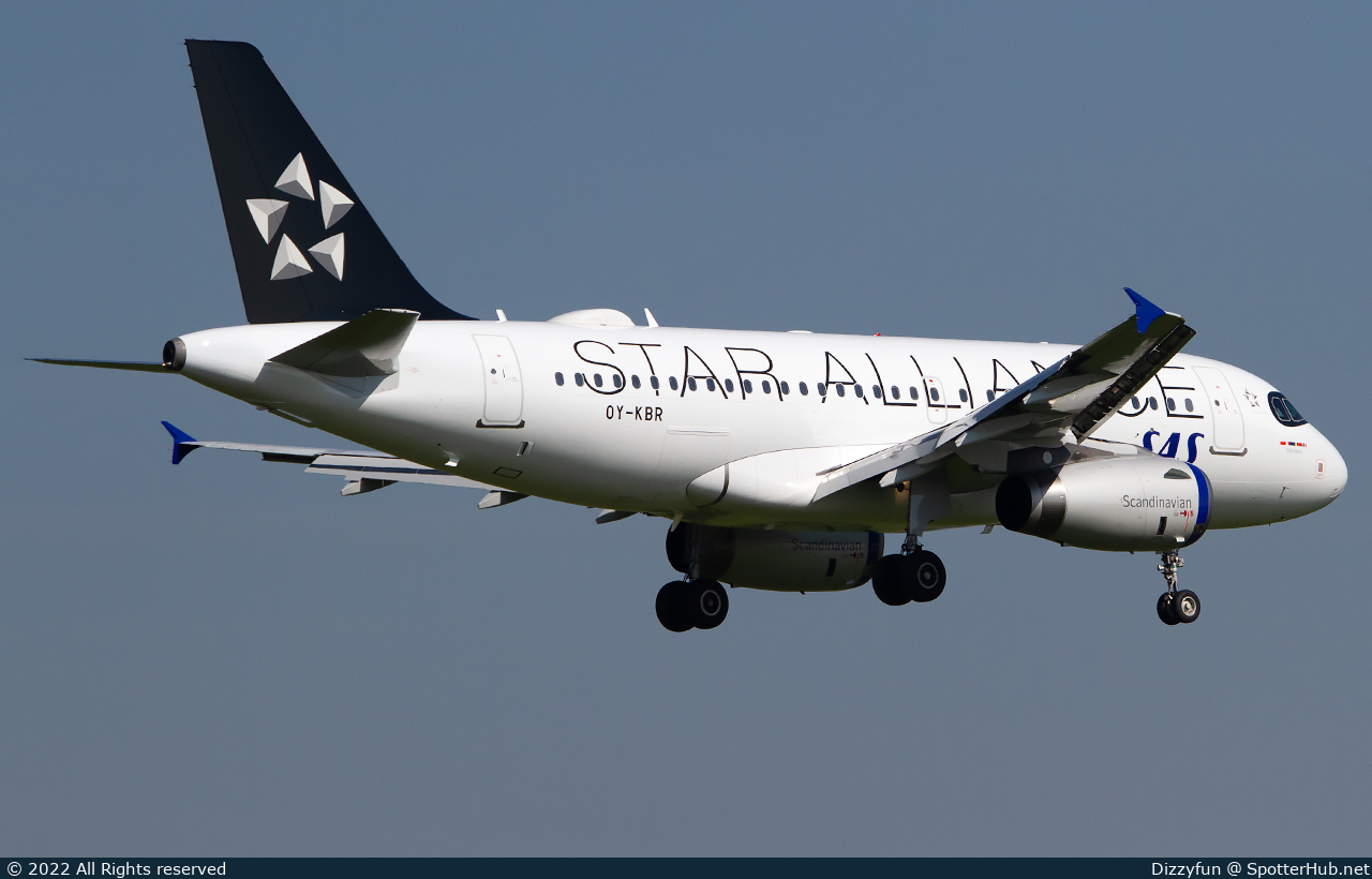 Photo of OY-KBR - Airbus A319-131 operated by SAS Scandinavian Airlines