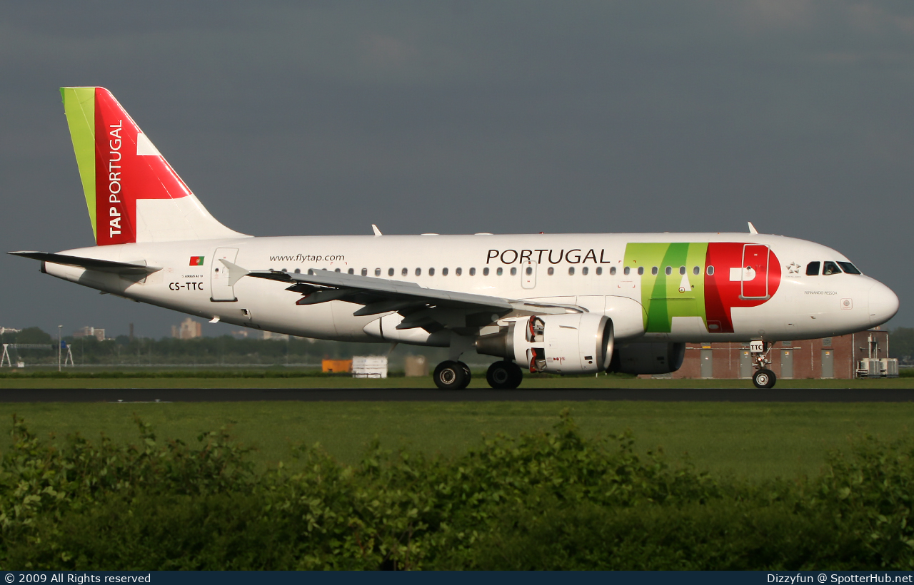 Photo of CS-TTC - Airbus A319-111 operated by TAP Air Portugal