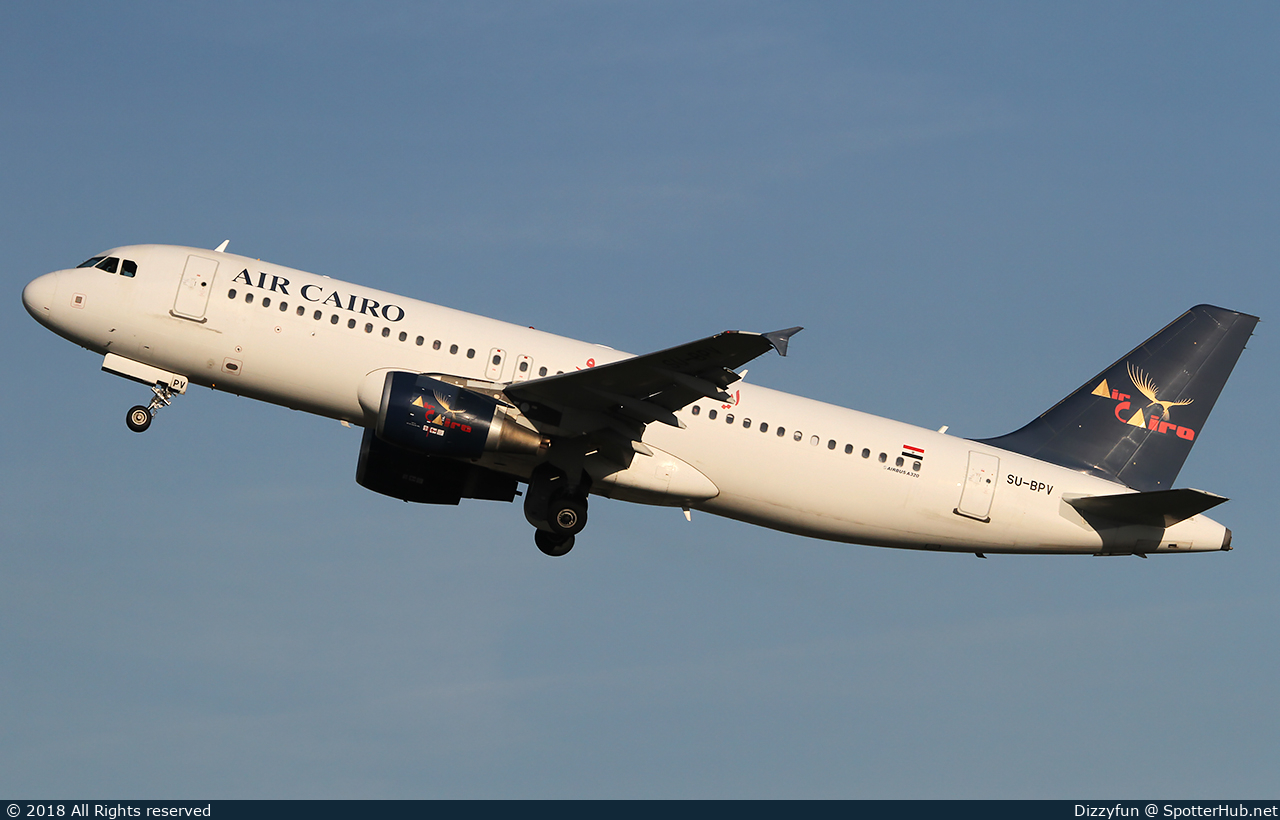 Photo of SU-BPV - Airbus A320-214 operated by Air Cairo