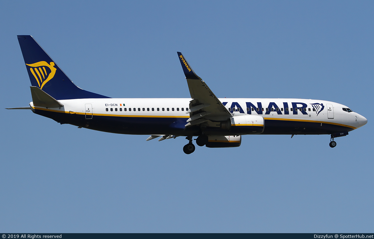 Photo of EI-DCN - Boeing 737-8AS operated by Ryanair