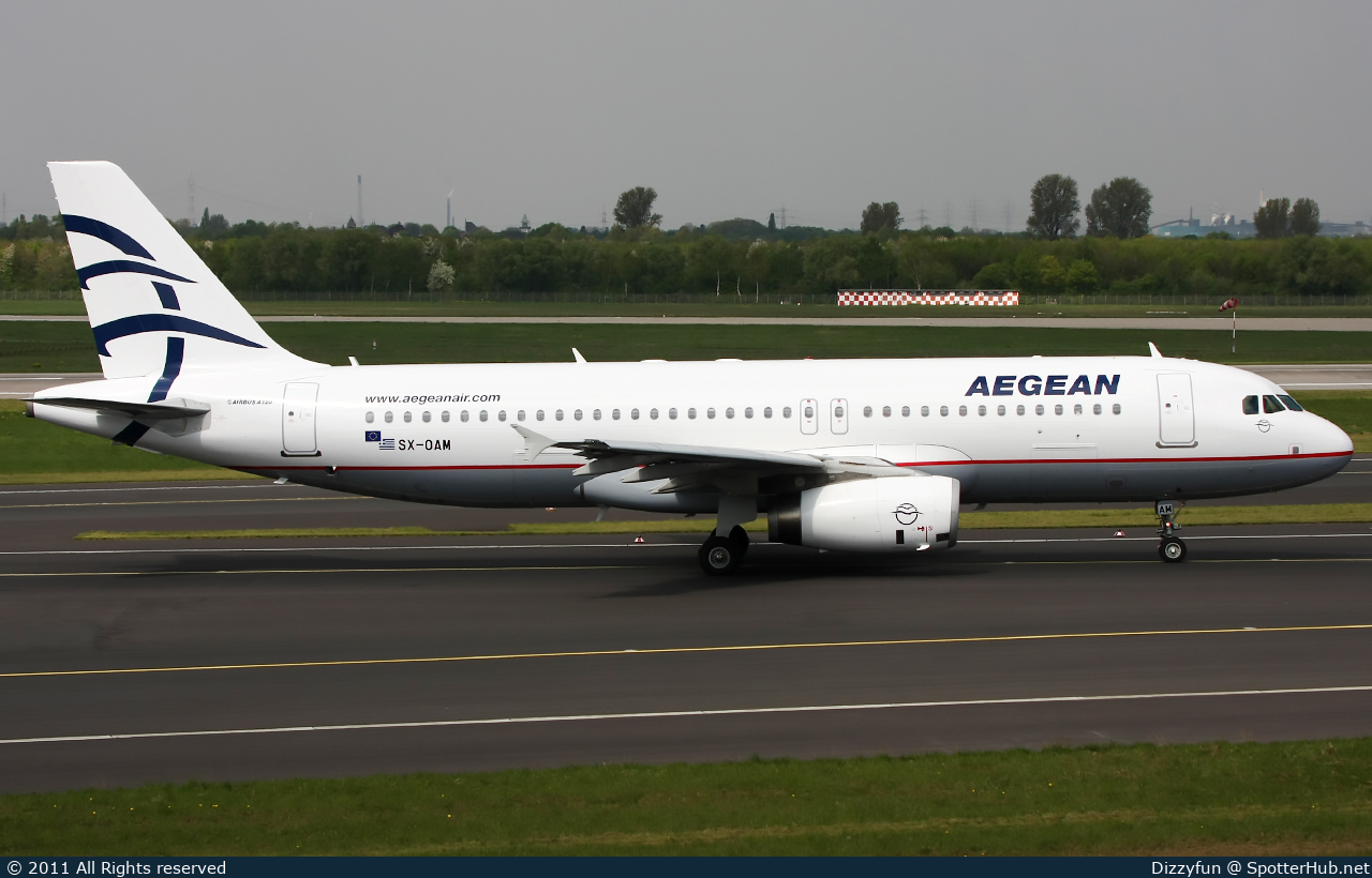 Photo of SX-OAM - Airbus A320-232 operated by Aegean Airlines