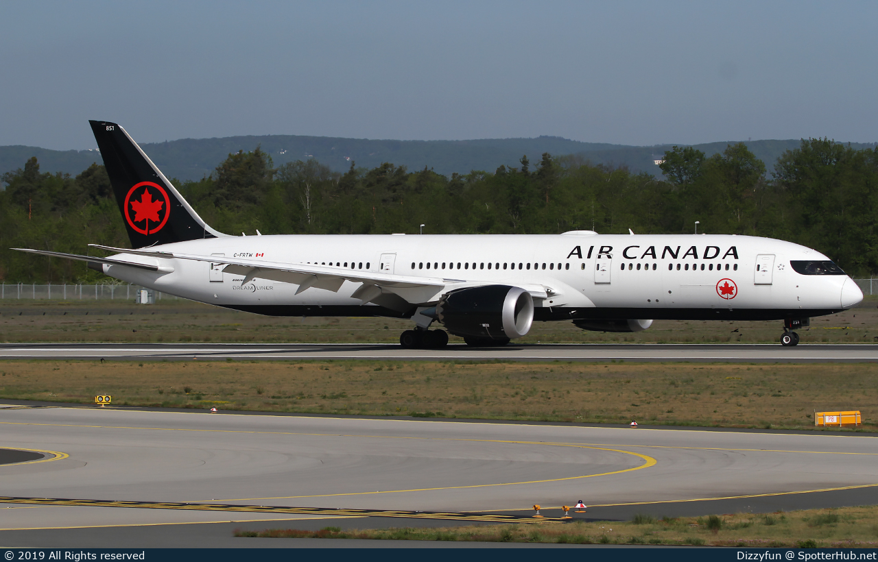 Photo of C-FRTW - Boeing 787-9 Dreamliner operated by Air Canada