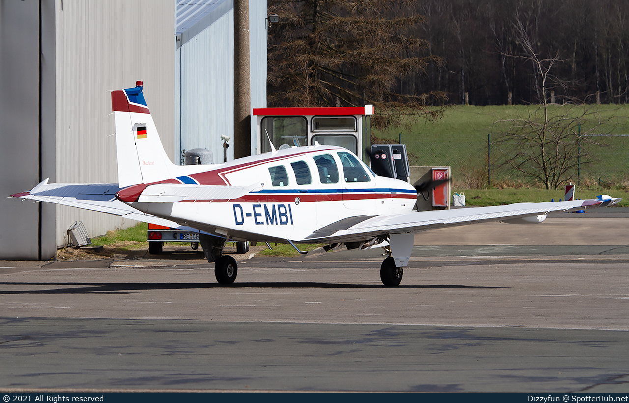 Photo of D-EMBI - Beechcraft A36 Bonanza operated by Private