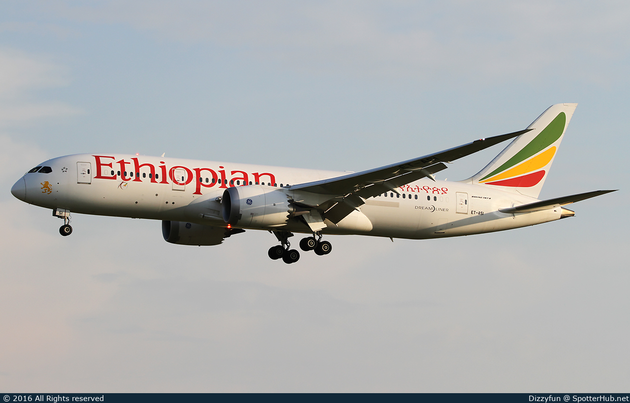 Photo of ET-ASI - Boeing 787-8 Dreamliner operated by Ethiopian Airlines
