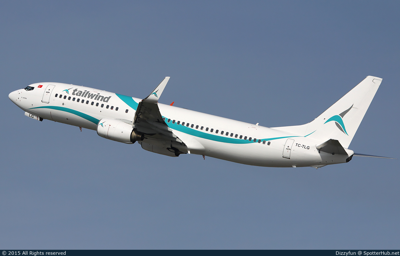 Photo of TC-TLG - Boeing 737-8K5 operated by Tailwind Airlines