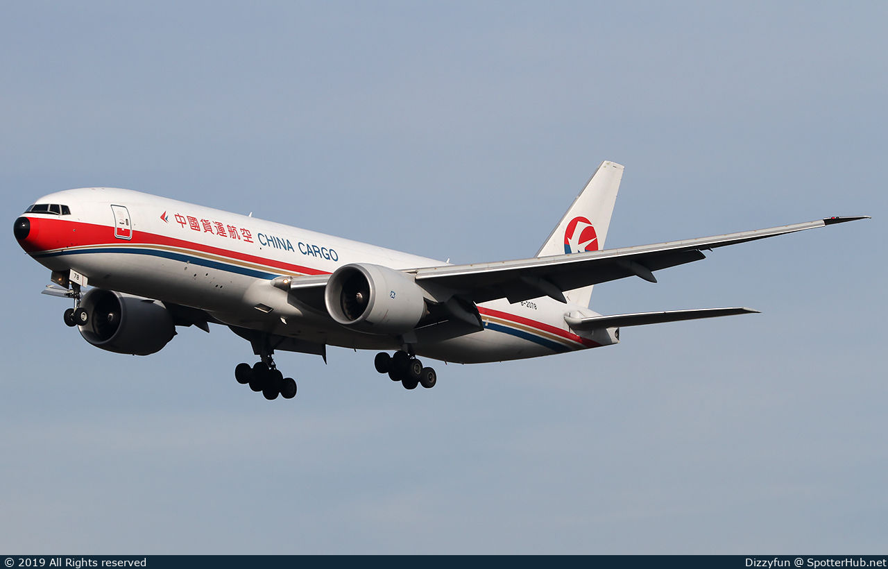 Photo of B-2078 - Boeing 777-F6N operated by China Cargo Airlines