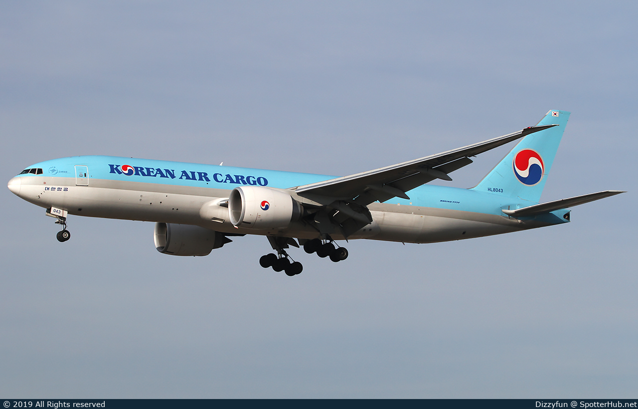 Photo of HL8043 - Boeing 777-FB5 operated by Korean Air Cargo