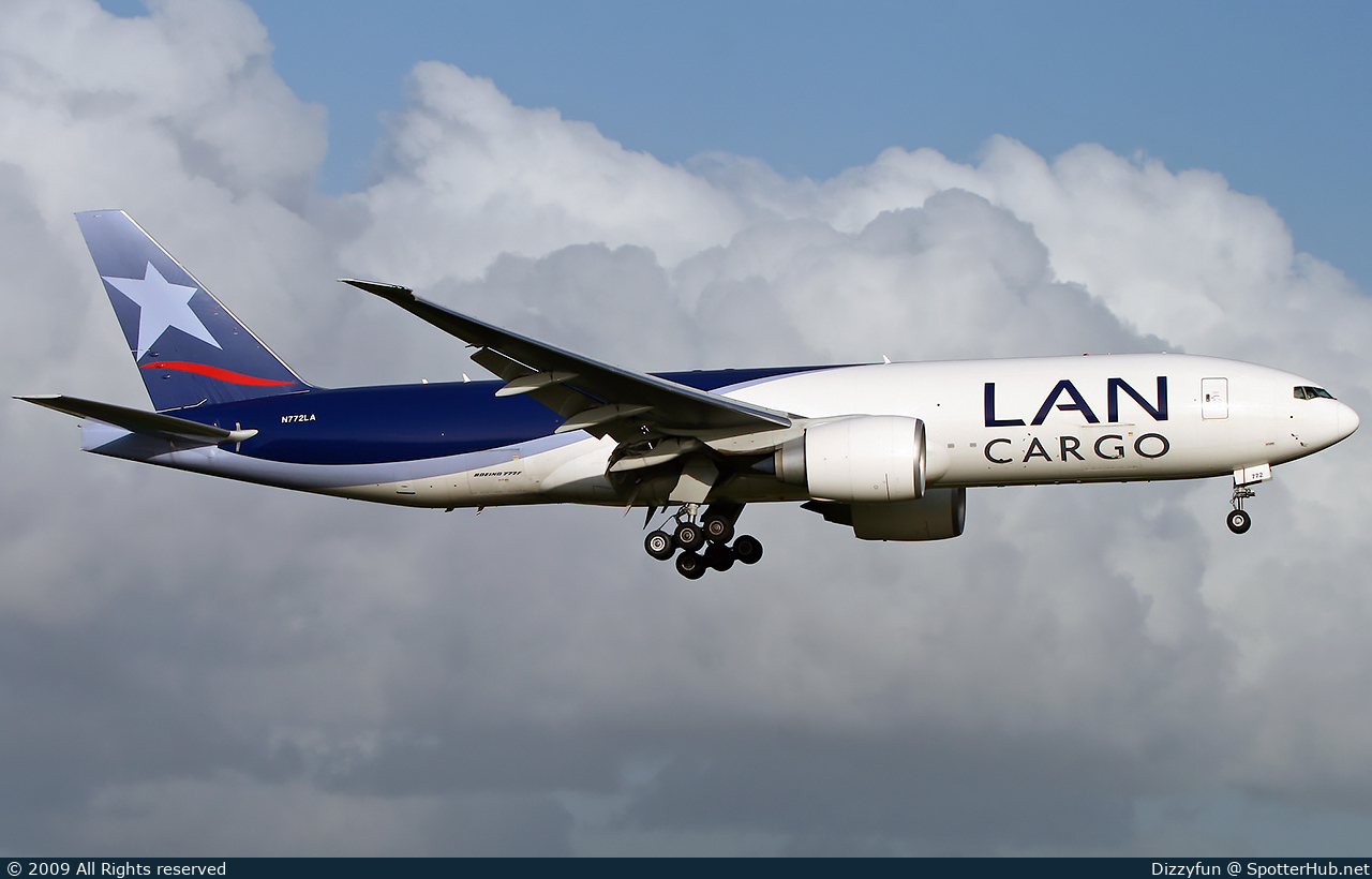 Photo of N772LA - Boeing 777-F6N operated by LAN Cargo