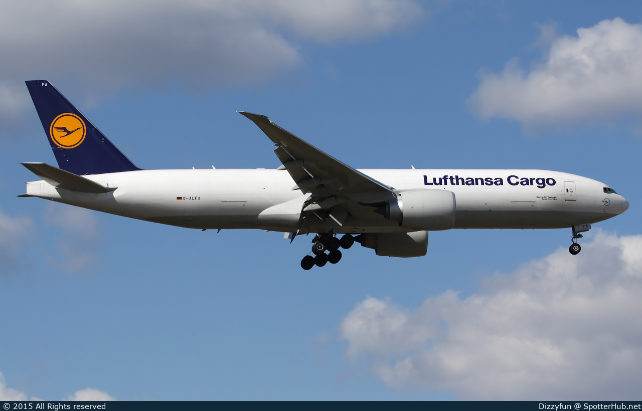 Photo of D-ALFA - Boeing 777-FBT operated by Lufthansa Cargo