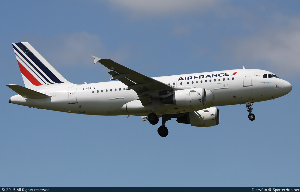 Photo of F-GRHV - Airbus A319-111 operated by Air France