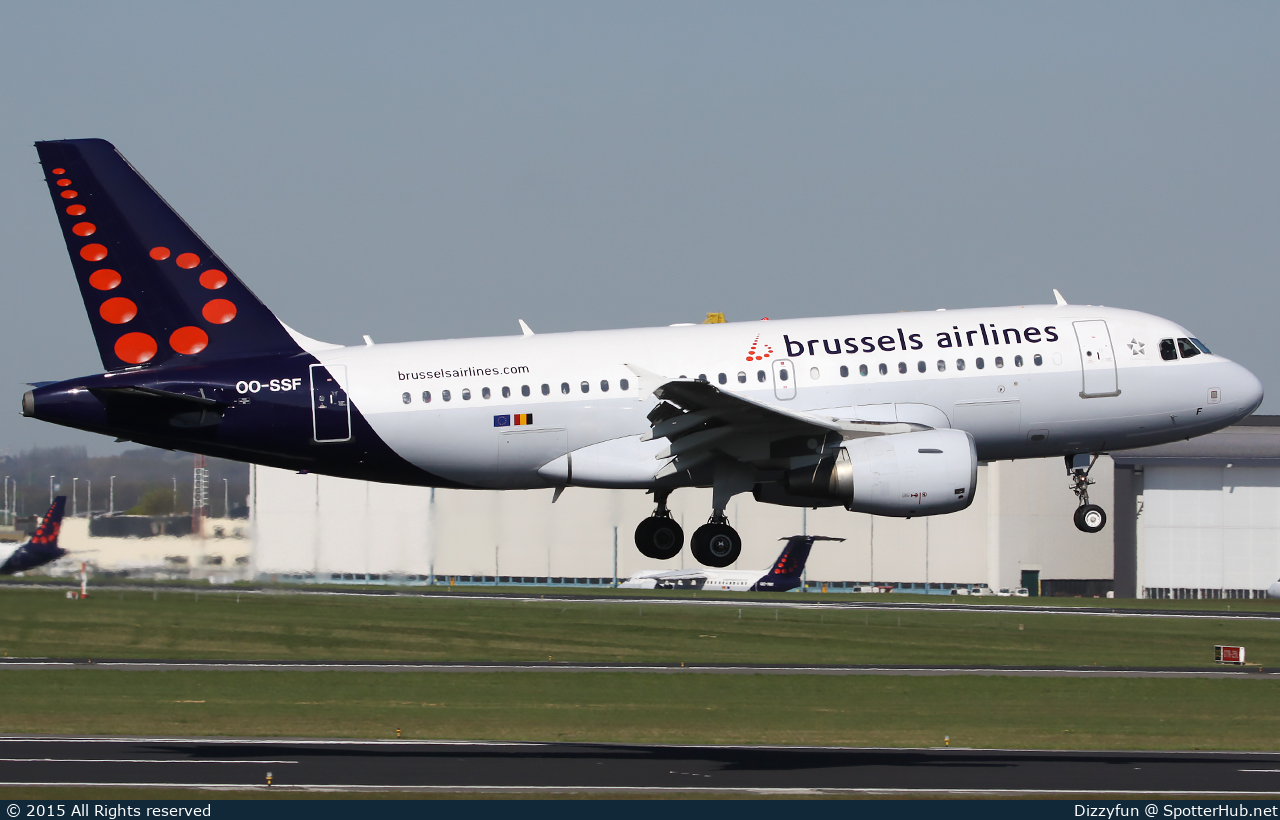 Photo of OO-SSF - Airbus A319-111 operated by Brussels Airlines