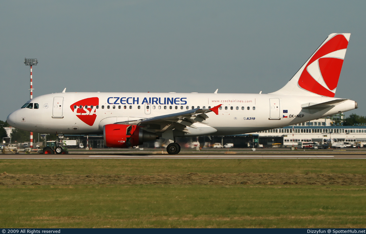 Photo of OK-NEP - Airbus A319-112 operated by CSA Czech Airlines