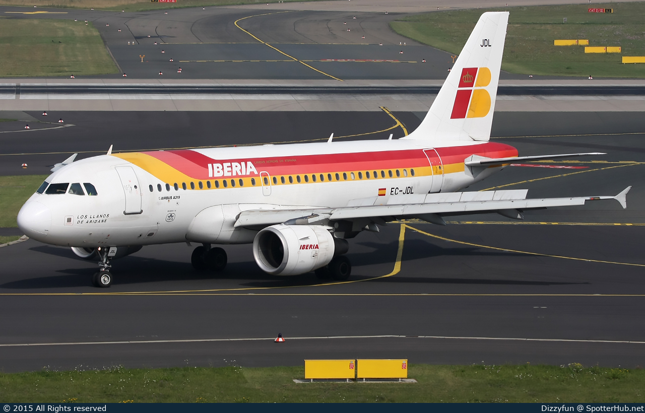 Photo of EC-JDL - Airbus A319-111 operated by Iberia
