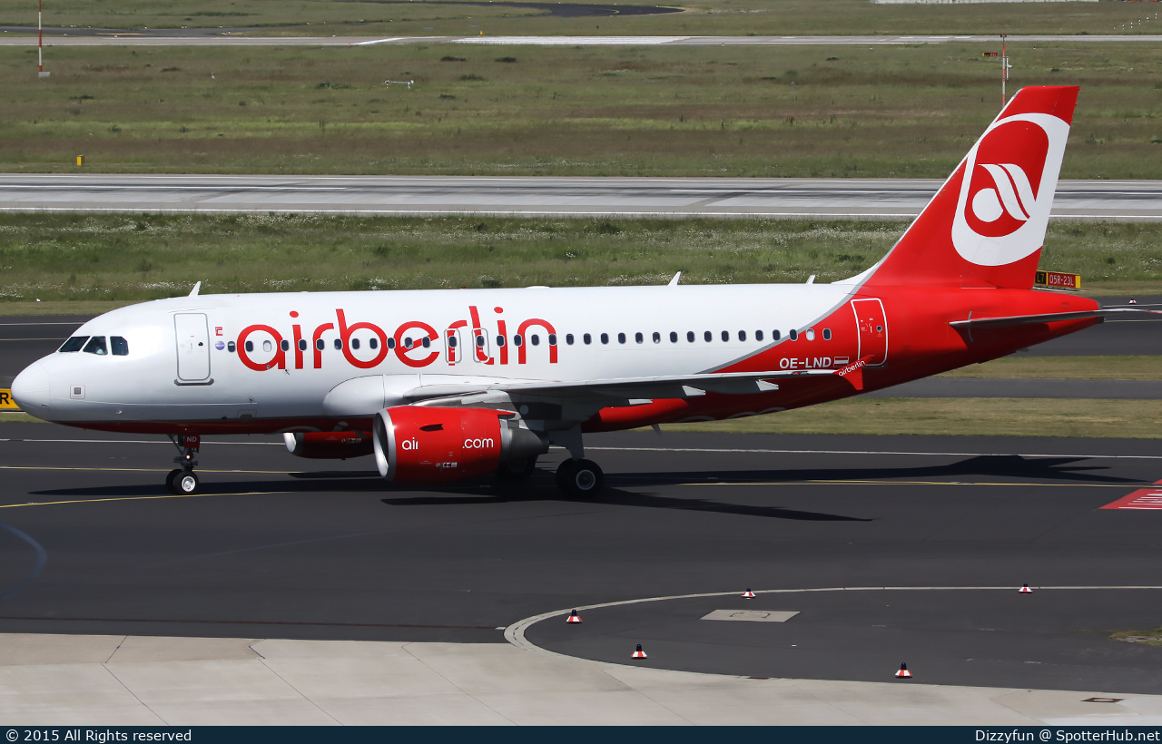 Photo of OE-LND - Airbus A319-112 operated by Air Berlin (opb Niki)