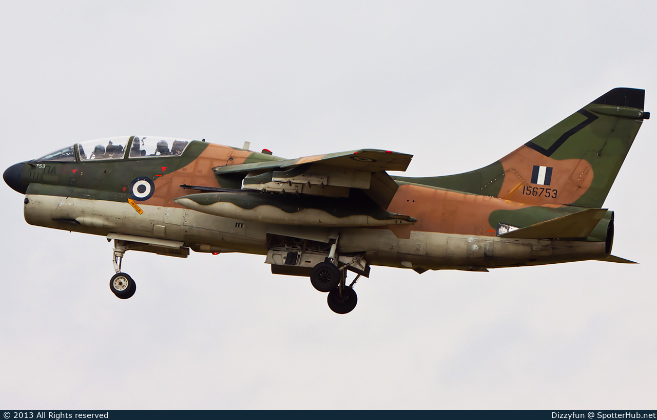 Photo of 156753 - LTV TA-7C Corsair II operated by Hellenic Air Force