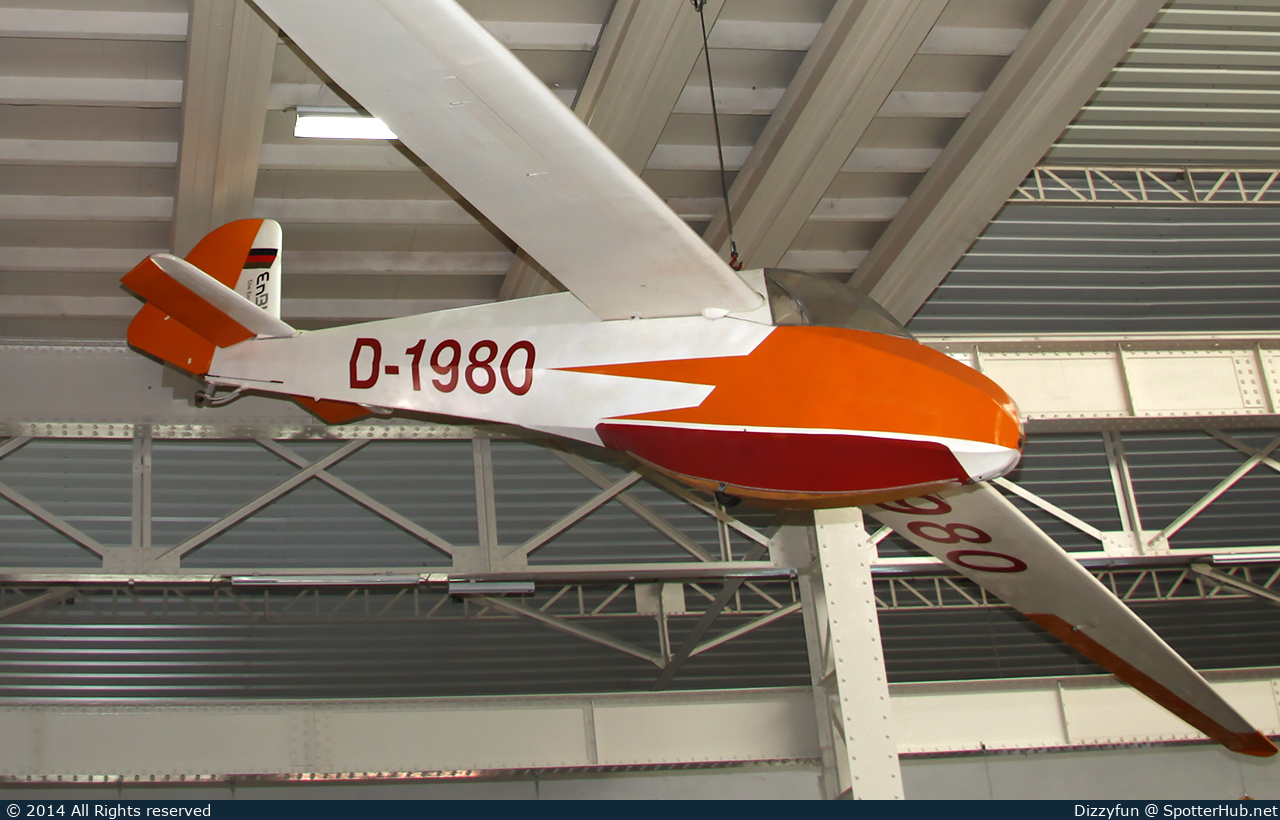 Photo of D-1980 - Scheibe L-Spatz 55 operated by Technik Museum Speyer