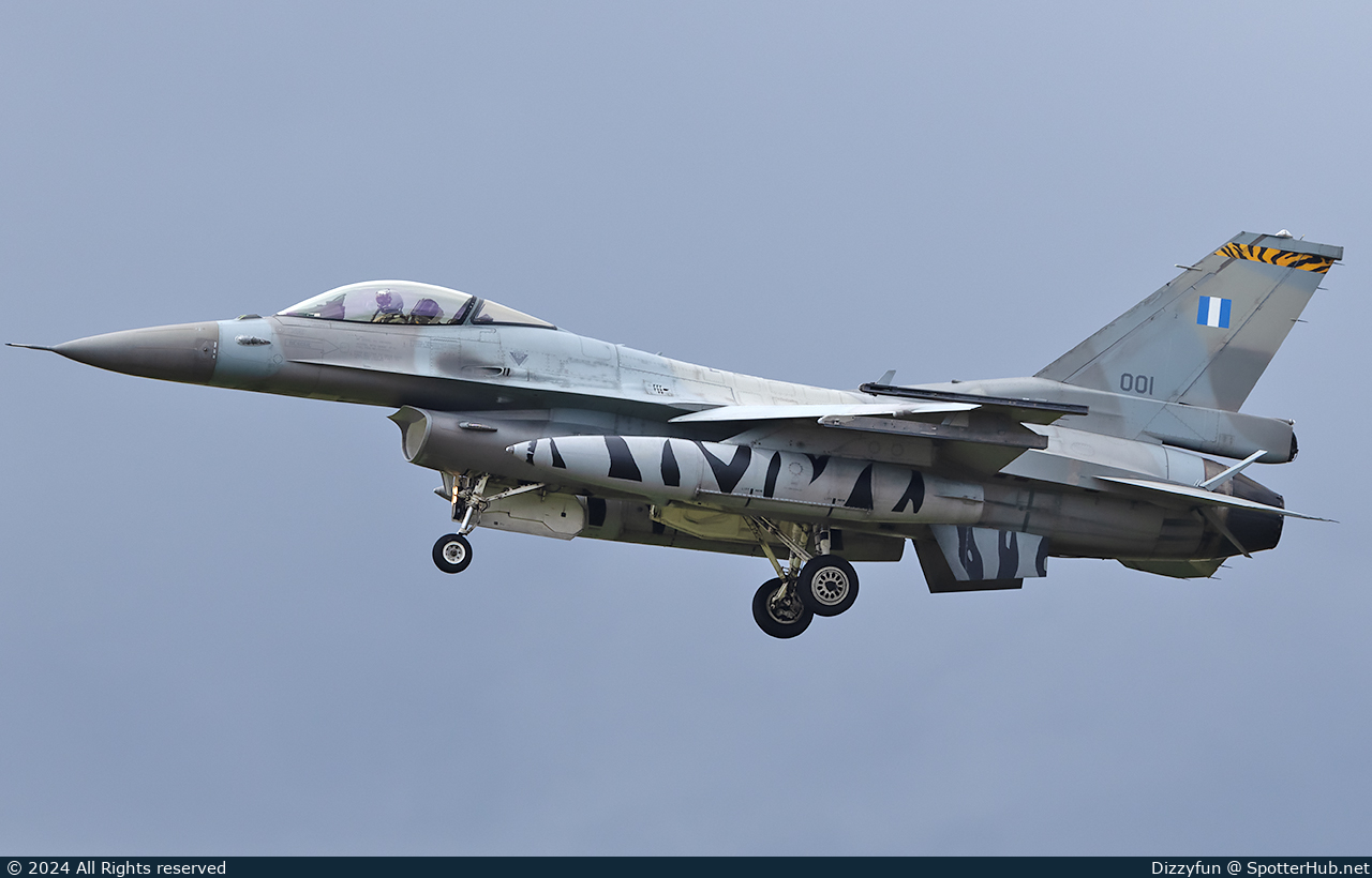Photo of 001 - Lockheed Martin F-16C Fighting Falcon operated by Hellenic Air Force
