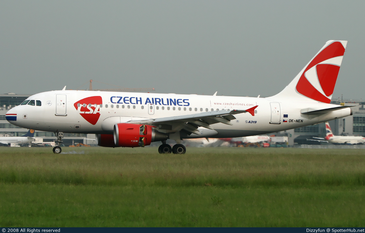 Photo of OK-NEN - Airbus A319-112 operated by CSA Czech Airlines