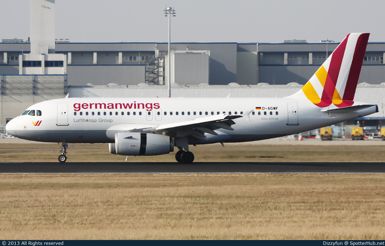 Photo of D-AGWF - Airbus A319-132 operated by Germanwings