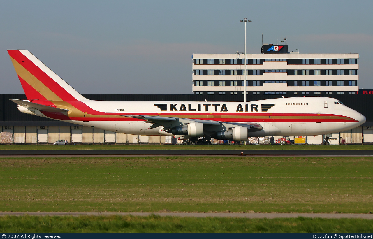 Photo of N714CK - Boeing 747-209B(SF) operated by Kalitta Air