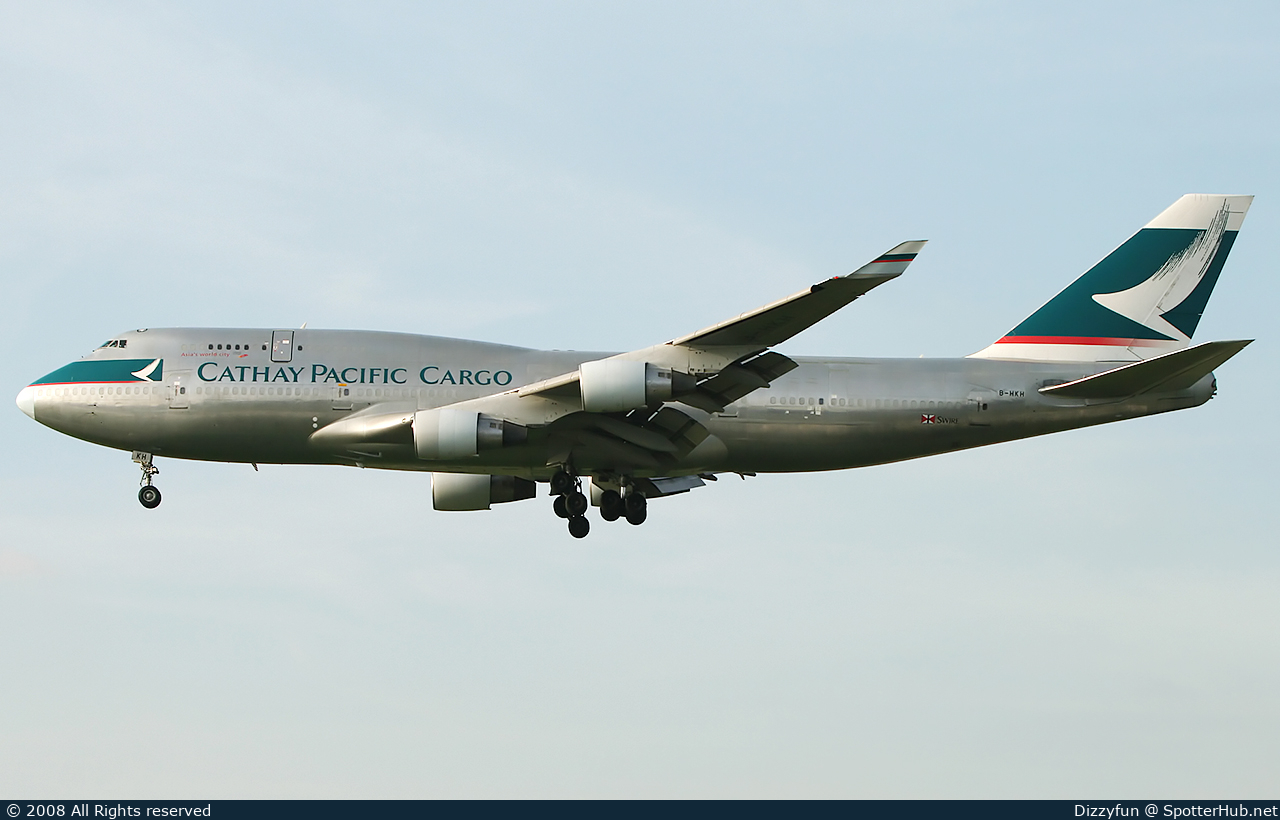 Photo of B-HKH - Boeing 747-412(BCF) operated by Cathay Pacific Cargo