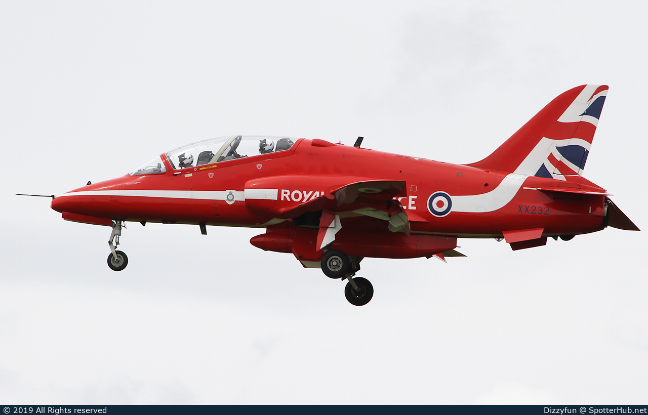 Photo of XX232 - British Aerospace Hawk T1 operated by Royal Air Force