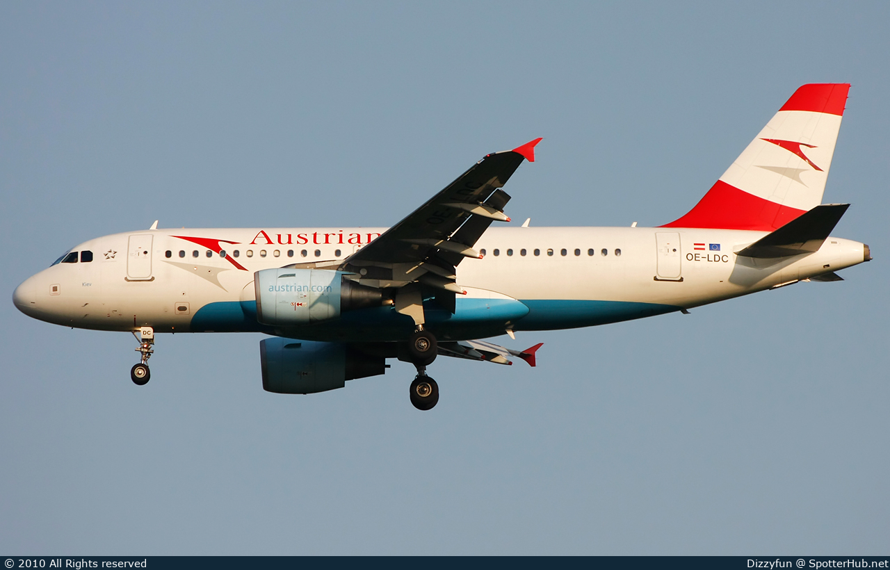 Photo of OE-LDC - Airbus A319-112 operated by Austrian Airlines