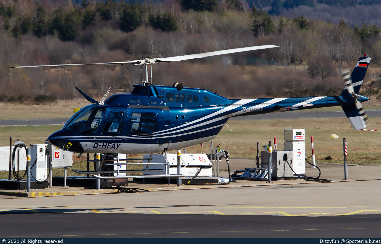 Photo of D-HFAY - Bell 206B JetRanger III operated by kayfly