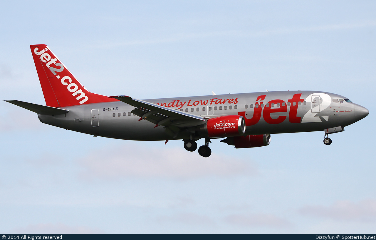 Photo of G-CELS - Boeing 737-377 operated by Jet2