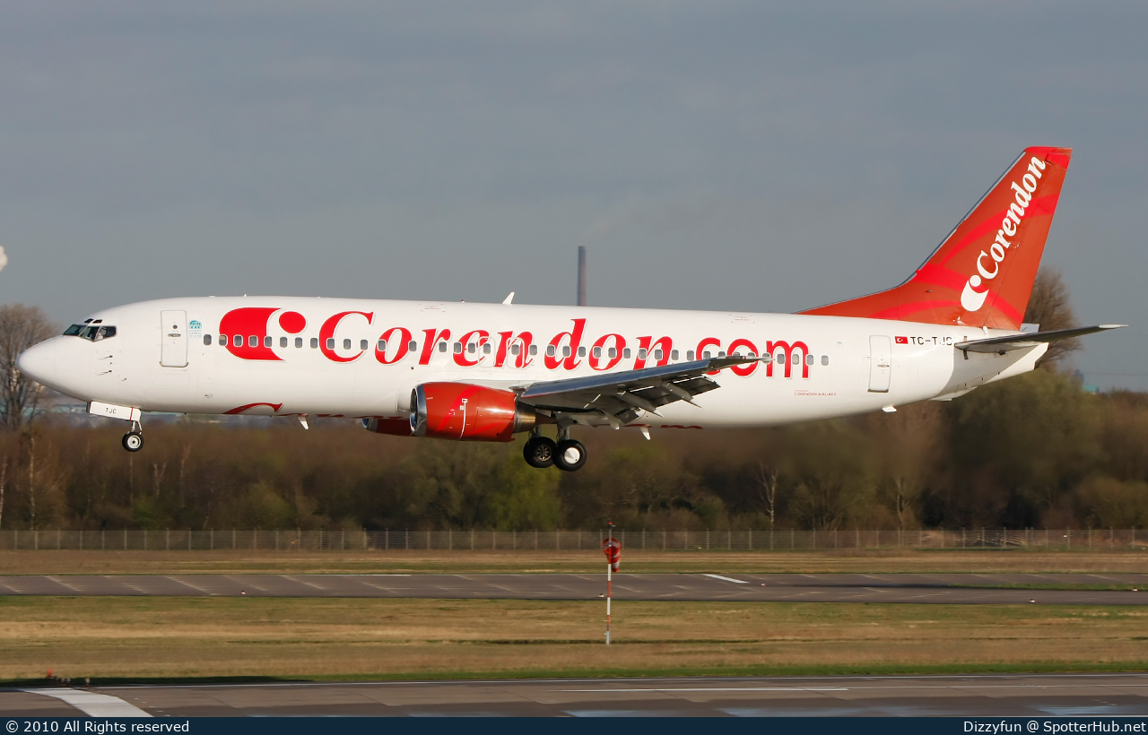 Photo of TC-TJC - Boeing 737-4Q8 operated by Corendon Airlines
