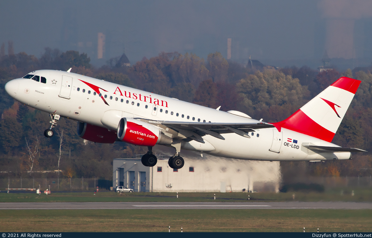 Photo of OE-LDD - Airbus A319-112 operated by Austrian Airlines