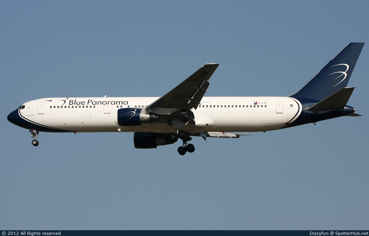 Photo of EI-CXO - Boeing 767-3G5(ER) operated by Blue Panorama Airlines