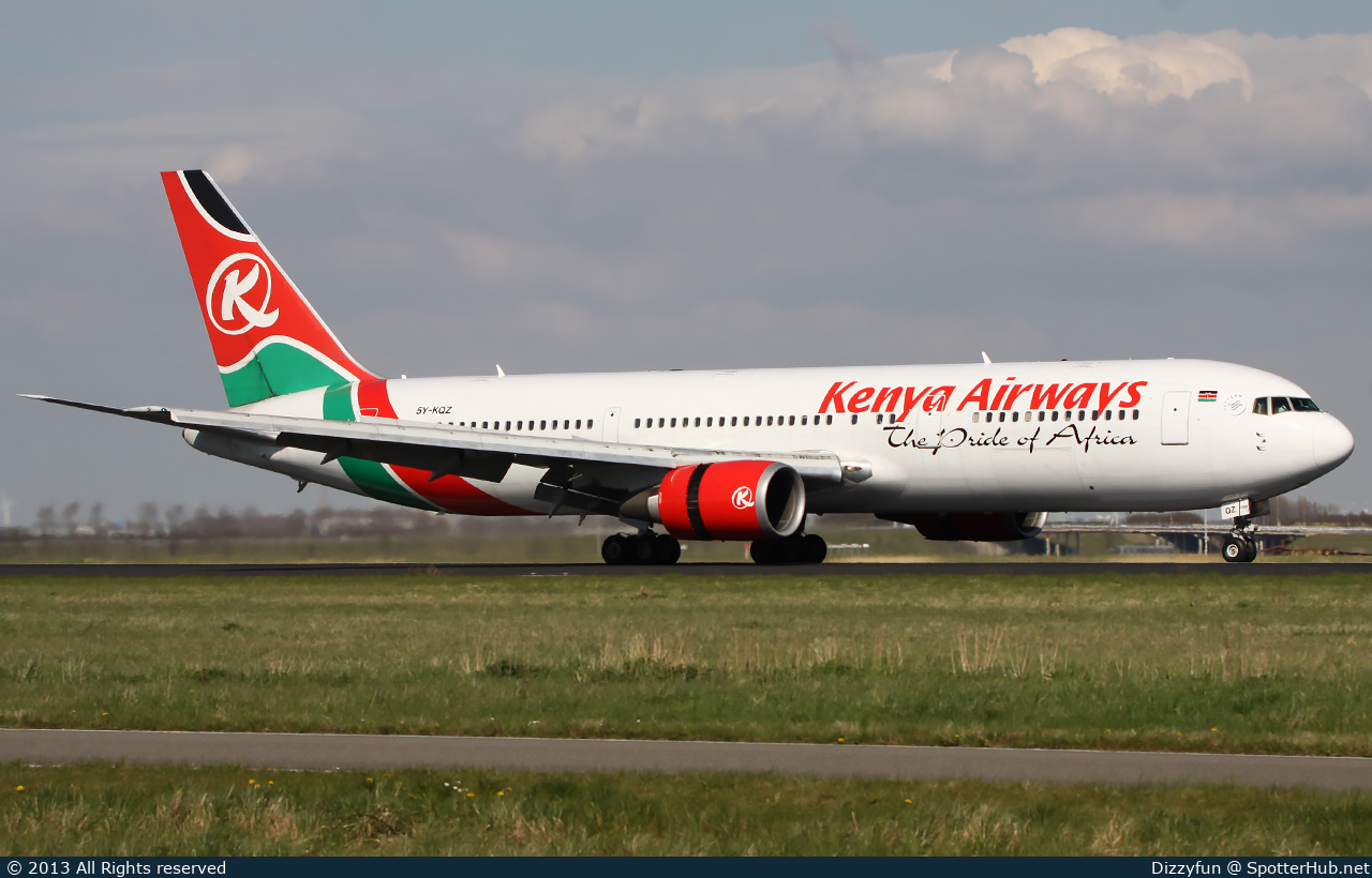Photo of 5Y-KQZ - Boeing 767-36N(ER) operated by Kenya Airways
