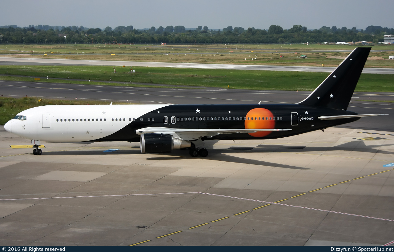 Photo of G-POWD - Boeing 767-36N(ER) operated by Titan Airways