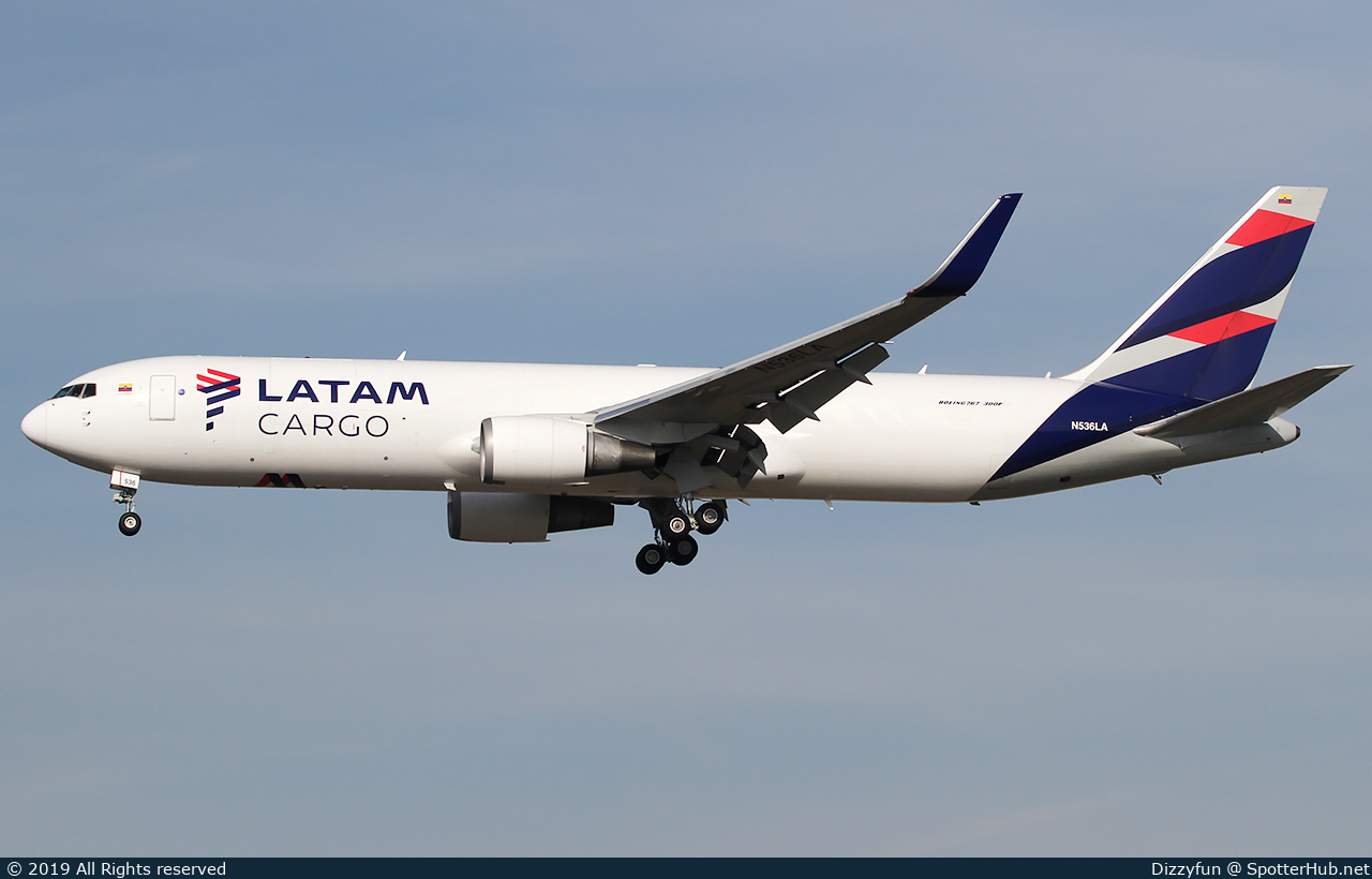Photo of N536LA - Boeing 767-316F operated by LATAM Cargo Colombia