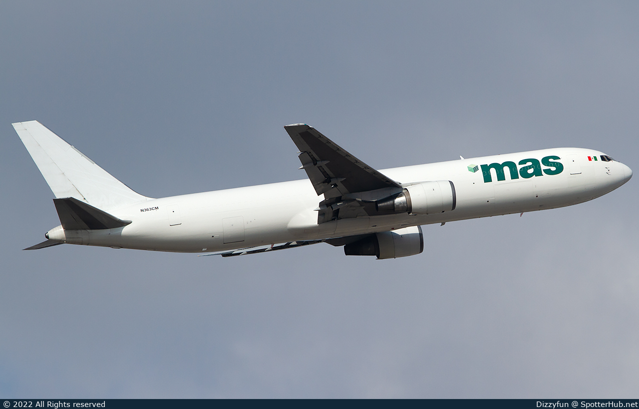 Photo of N363CM - Boeing 767-338(ER)(BDSF) operated by MAS Air Cargo