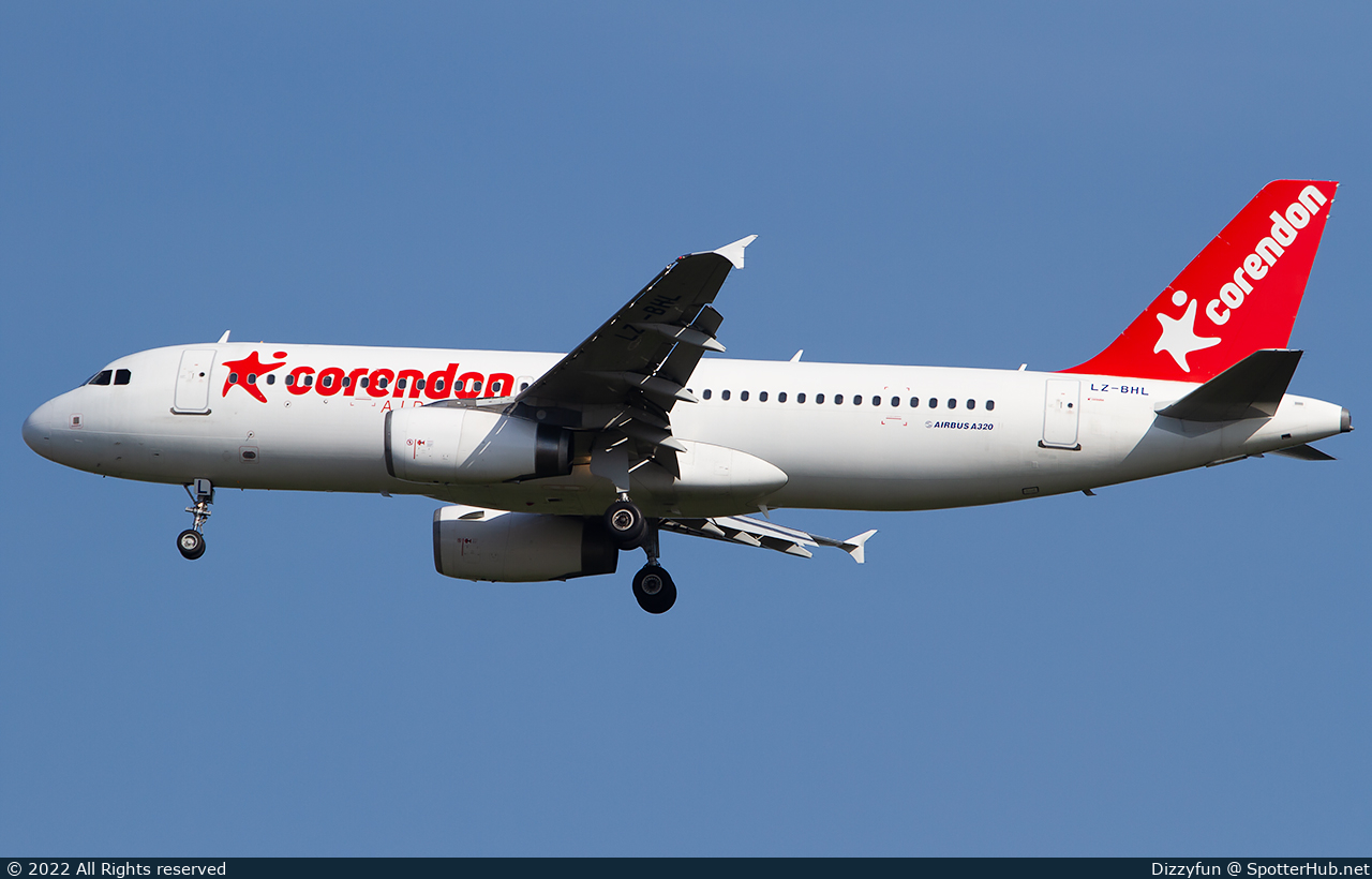 Photo of LZ-BHL - Airbus A320-232 operated by Corendon Airlines (opb BH Air)