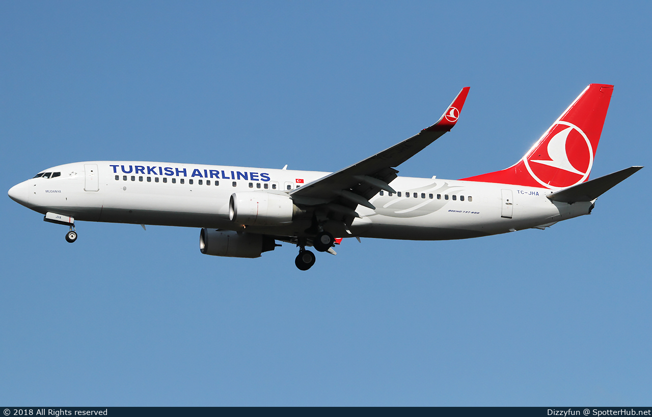 Photo of TC-JHA - Boeing 737-8F2 operated by Turkish Airlines