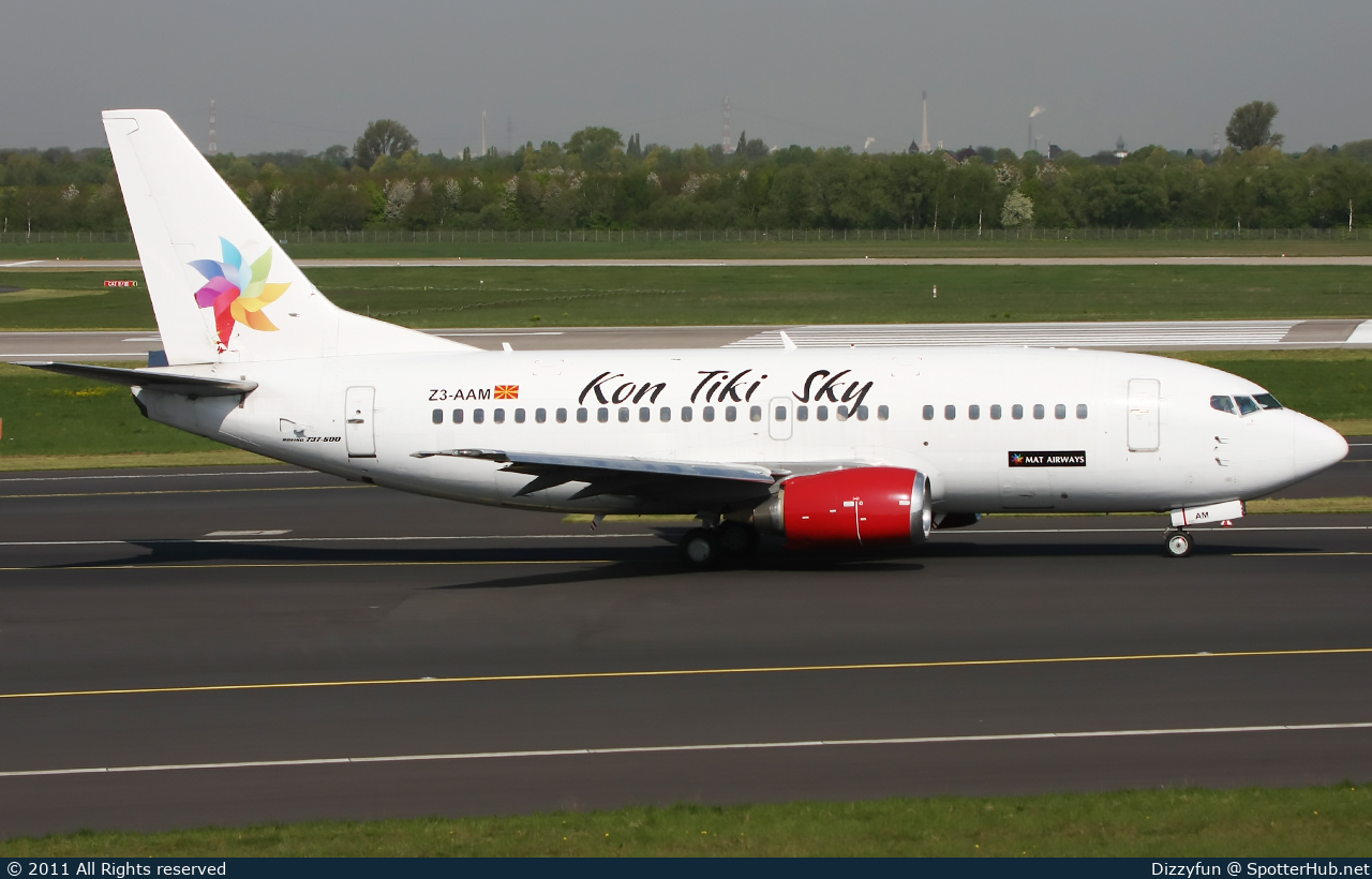 Photo of Z3-AAM - Boeing 737-529 operated by MAT Macedonian Airlines