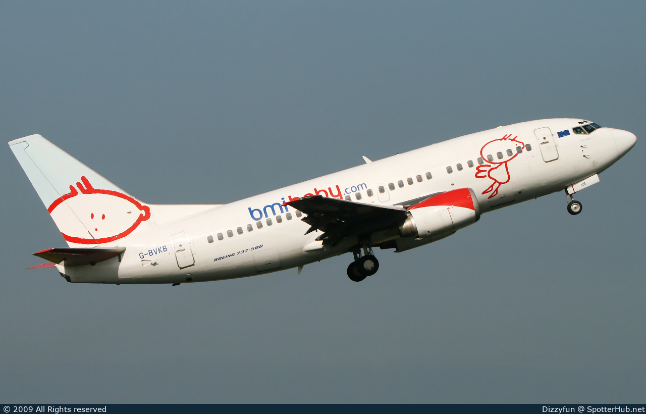 Photo of G-BVKB - Boeing 737-59D operated by bmibaby